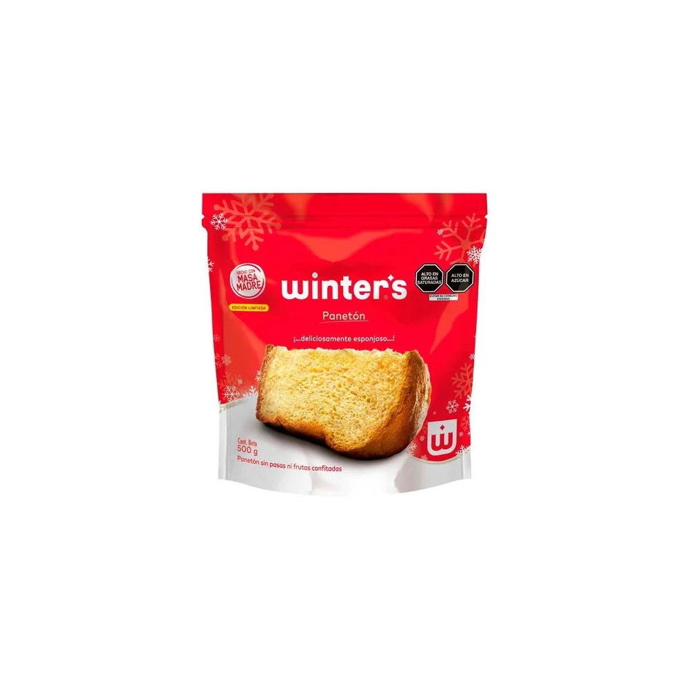 Panetón WINTERS sin Agregados Bolsa 500g Panetón WINTERS sin Agregados Bolsa 500g
