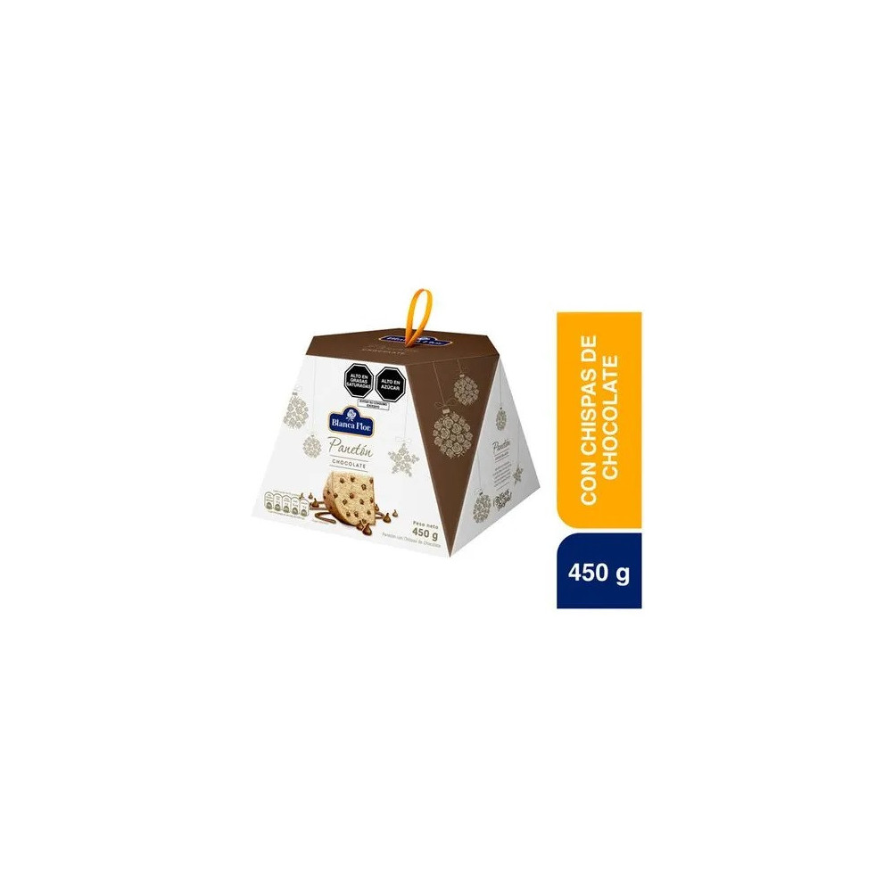 Panetón Chocolate BLANCA FLOR Caja 450g