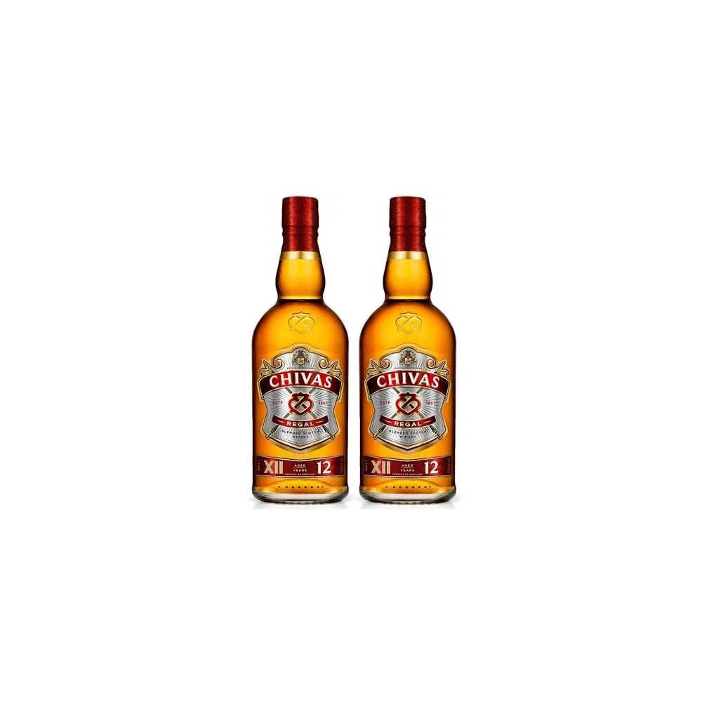 Pack Whisky CHIVAS REGAL 12 Años Botella 700ml x 2unidades