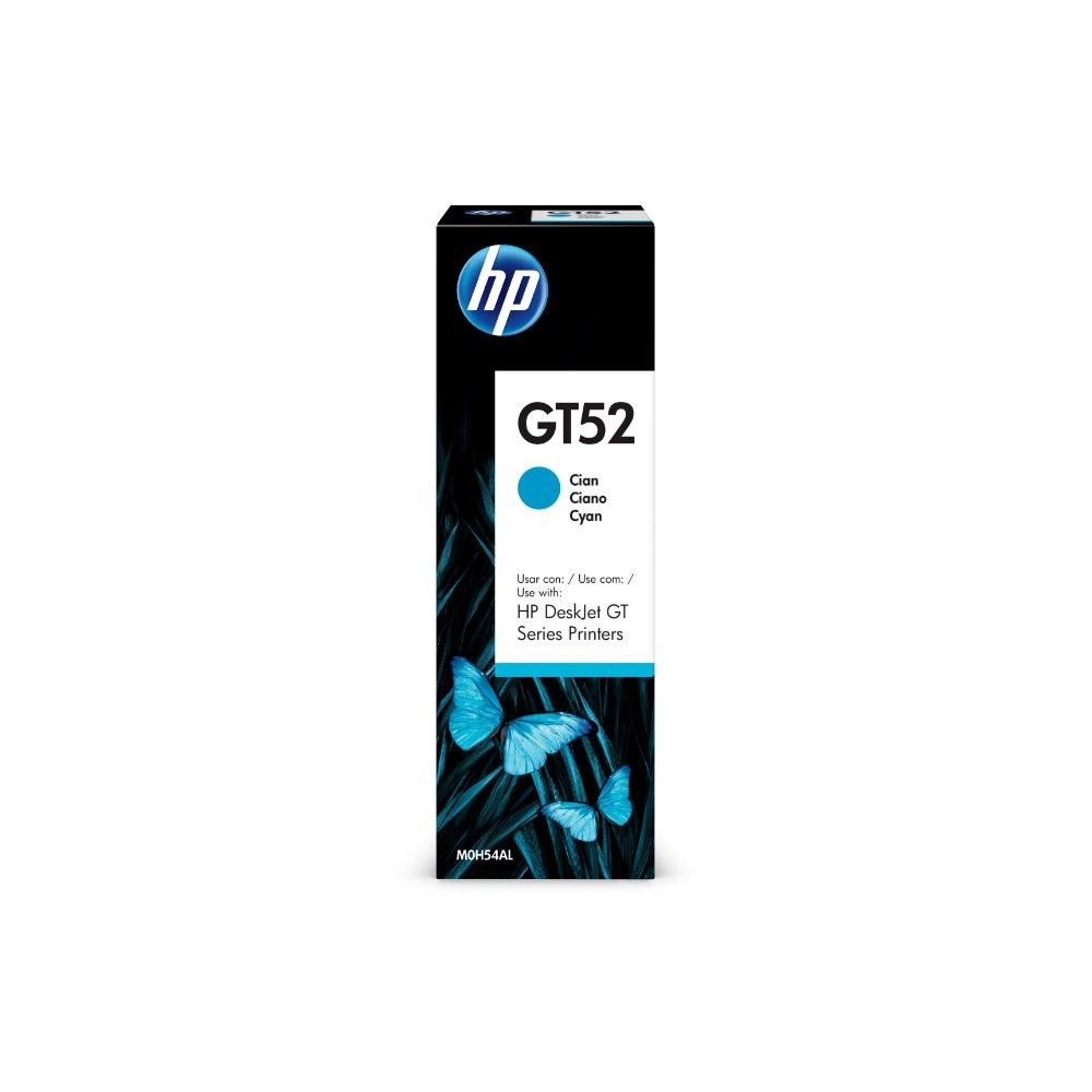 Botella De Tinta Hp Gt52 Cyan