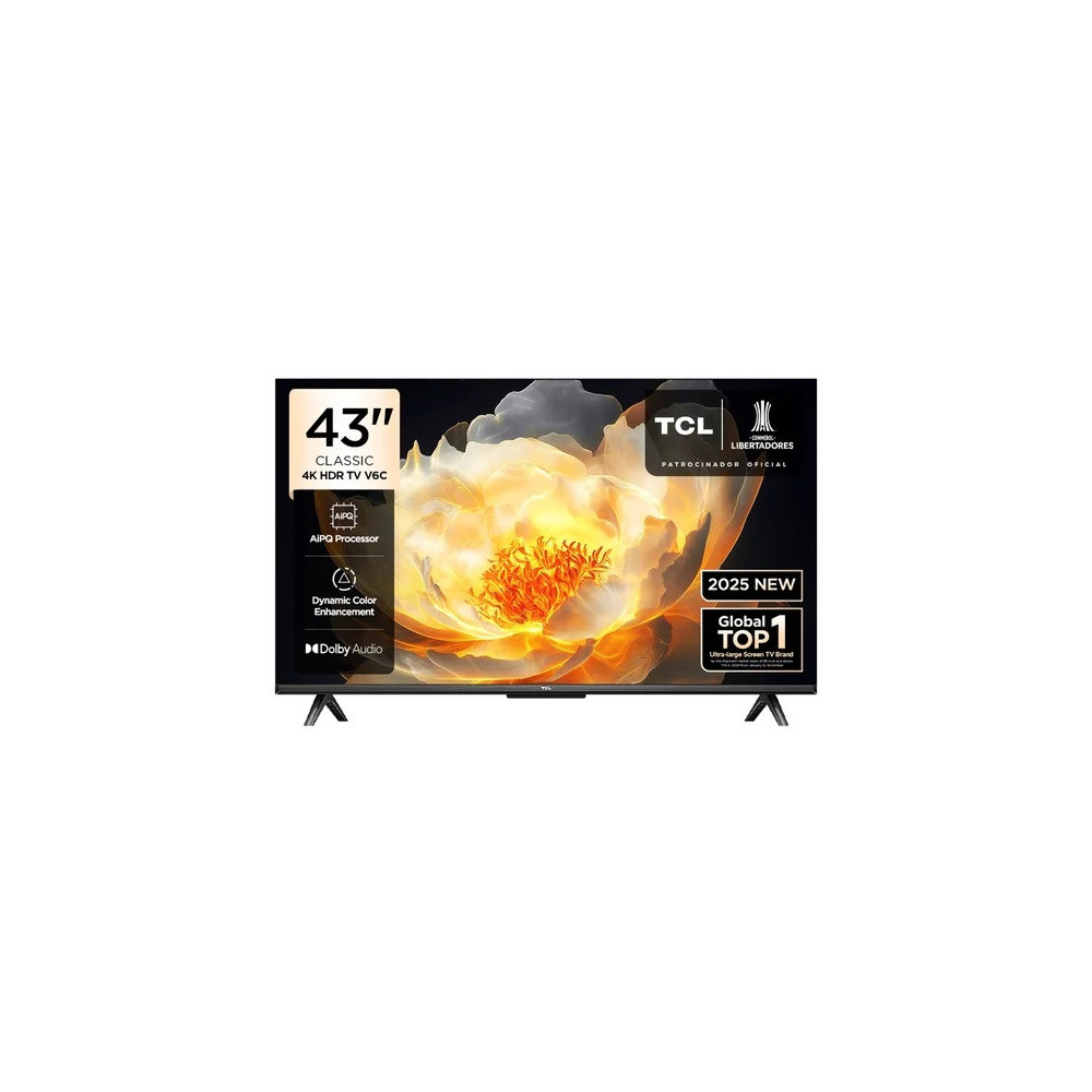 Televisor TCL Smart TV 43" LED 4K UHD 43V6C