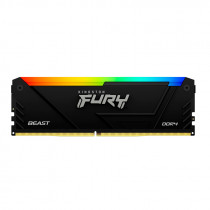 Memoria Kingston Fury Beast 32GB DDR4-3200MT/s PC4-25600, CL16, 1.35V, 288-Pin, RGB, DIMM