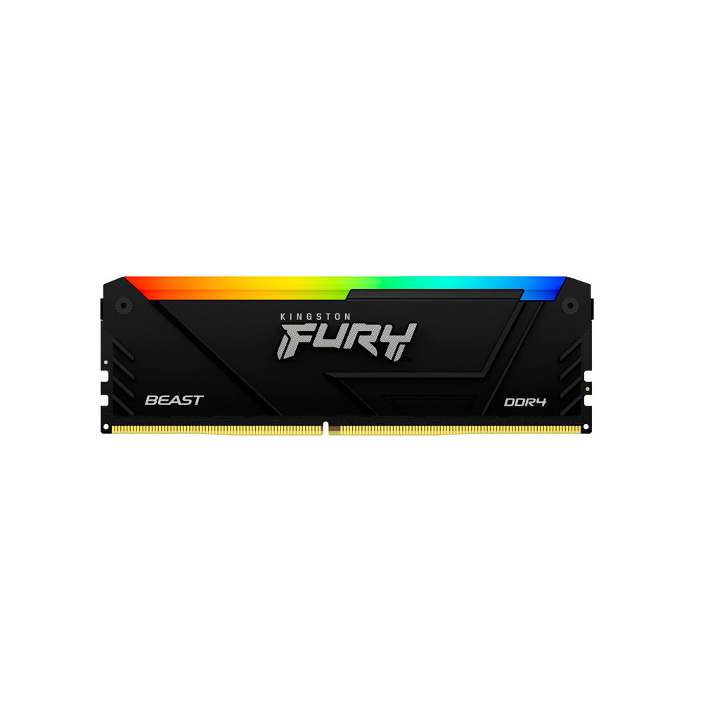Memoria Kingston Fury Beast 32GB DDR4-3200MT/s PC4-25600, CL16, 1.35V, 288-Pin, RGB, DIMM