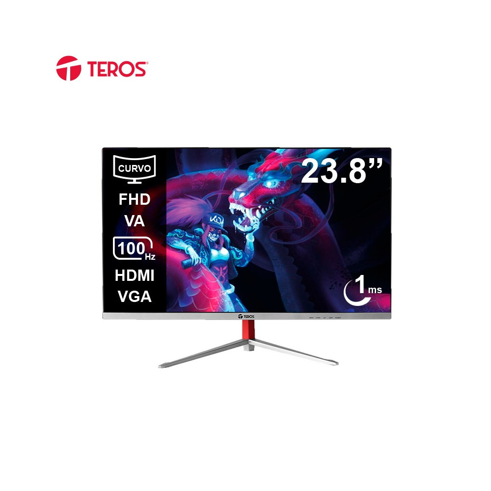 Monitor curvo TEROS TE-2402S 23.8" FHD