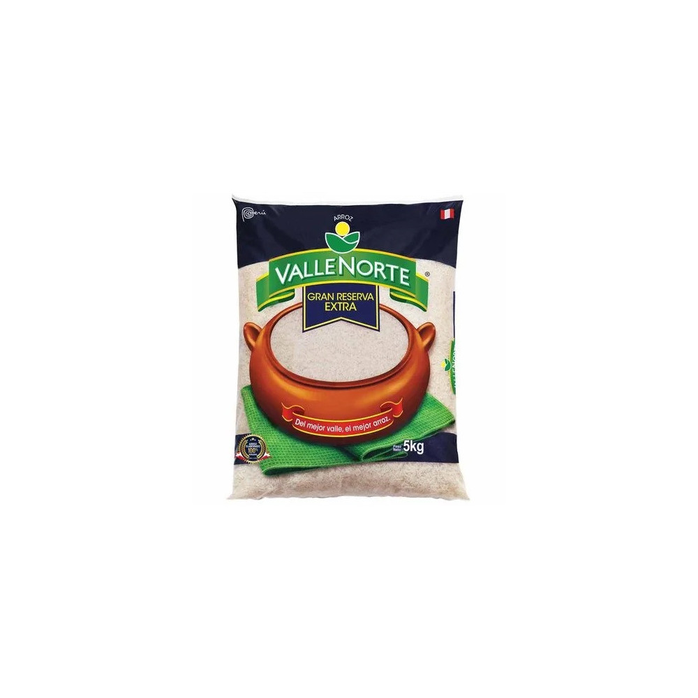 Arroz Extra Añejo VALLENORTE Gran Reserva Bolsa 5Kg