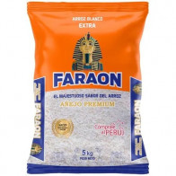 Arroz Extra Añejo FARAON Naranja Bolsa 5kg