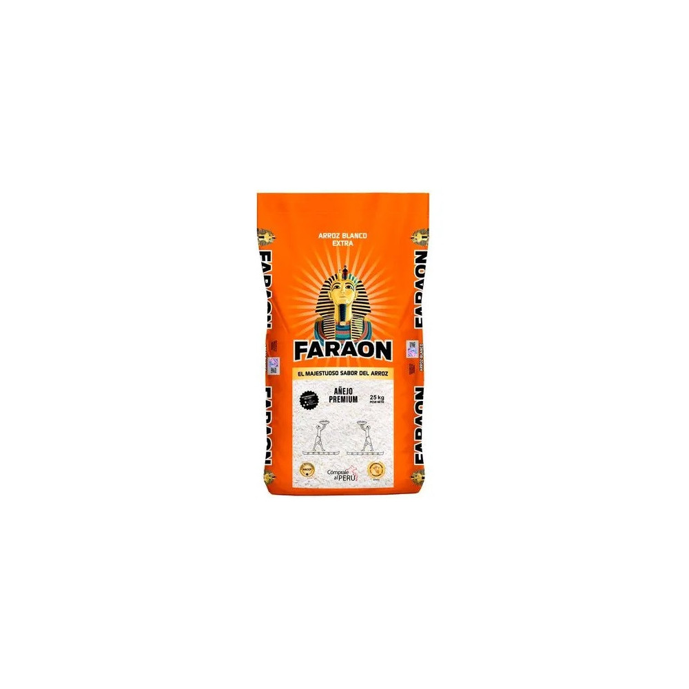 Arroz Extra Añejo Faraon Saco 25 Kg