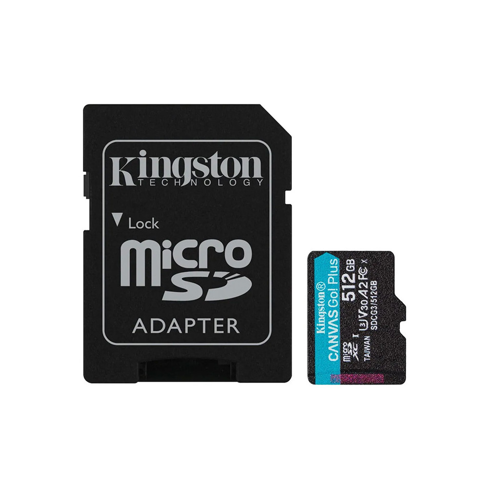 Tarjeta de Memoria Kingston Micro SD 512GB Canvas Go! Plus