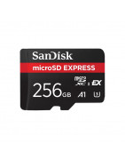 Memoria Flash SanDisk microSD Express 256GB, Interfaz: PCIe Gen 3