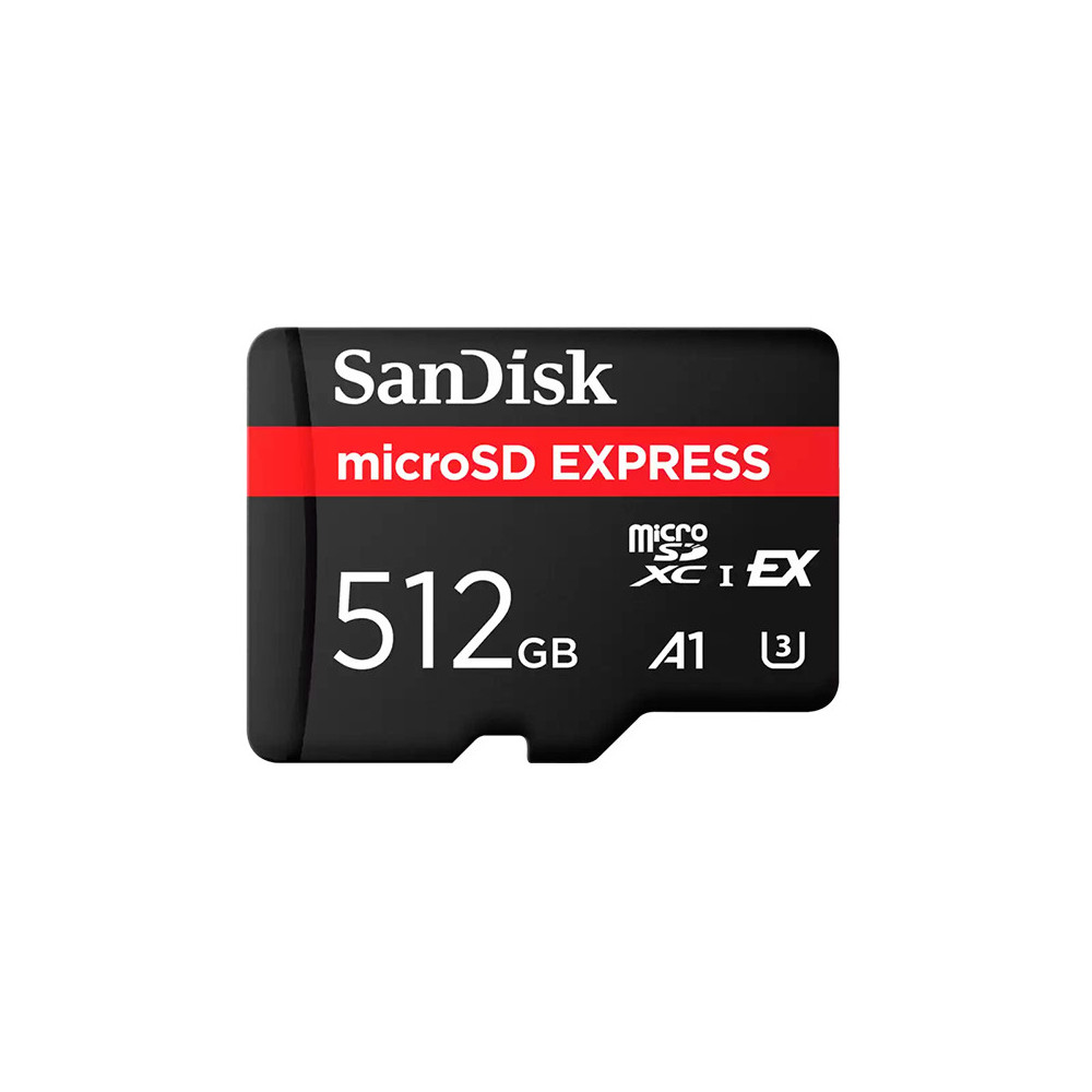 Memoria Flash SanDisk microSD Express 512GB, Interfaz: PCIe Gen 3