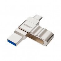 Memoria Flash USB Biwin UD150, 128GB, Interfaz: USB 3.2 Gen 1 Tipo-A / Tipo-C