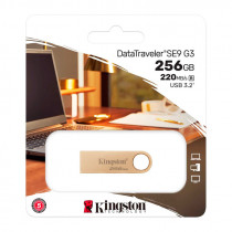 Memoria Flash USB Kingston DataTraveler SE9 G3, 256GB, USB 3.2 Gen 1 (Tipo-A)