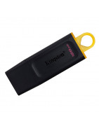 Memoria Flash USB Kingston DataTraveler Exodia 128GB, USB 3.2 Gen 1, Color Amarillo.