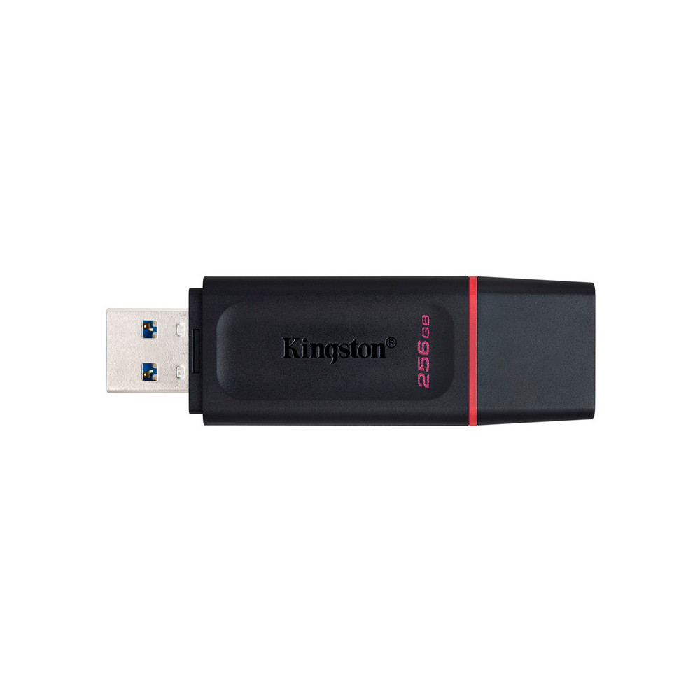 Memoria Flash USB Kingston DataTraveler Exodia 256GB, USB 3.2 Gen 1, Color Rojo.