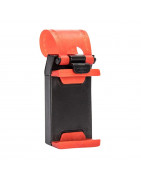 Soporte de celular para timón de auto Coolbox GMobile portátil, negro