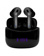 Audífonos TEROS TE-8074N, Bluetooth, TWS, negro