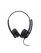 Audífono TEROS TE-8039CS, USB, Negro