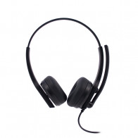 Audífono TEROS TE-8039CS, USB, Negro