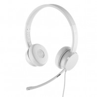 Auriculares Estereo con Microfono Lenovo 110, Interfaz USB Tipo-A, Color Cloud Grey (Gris)