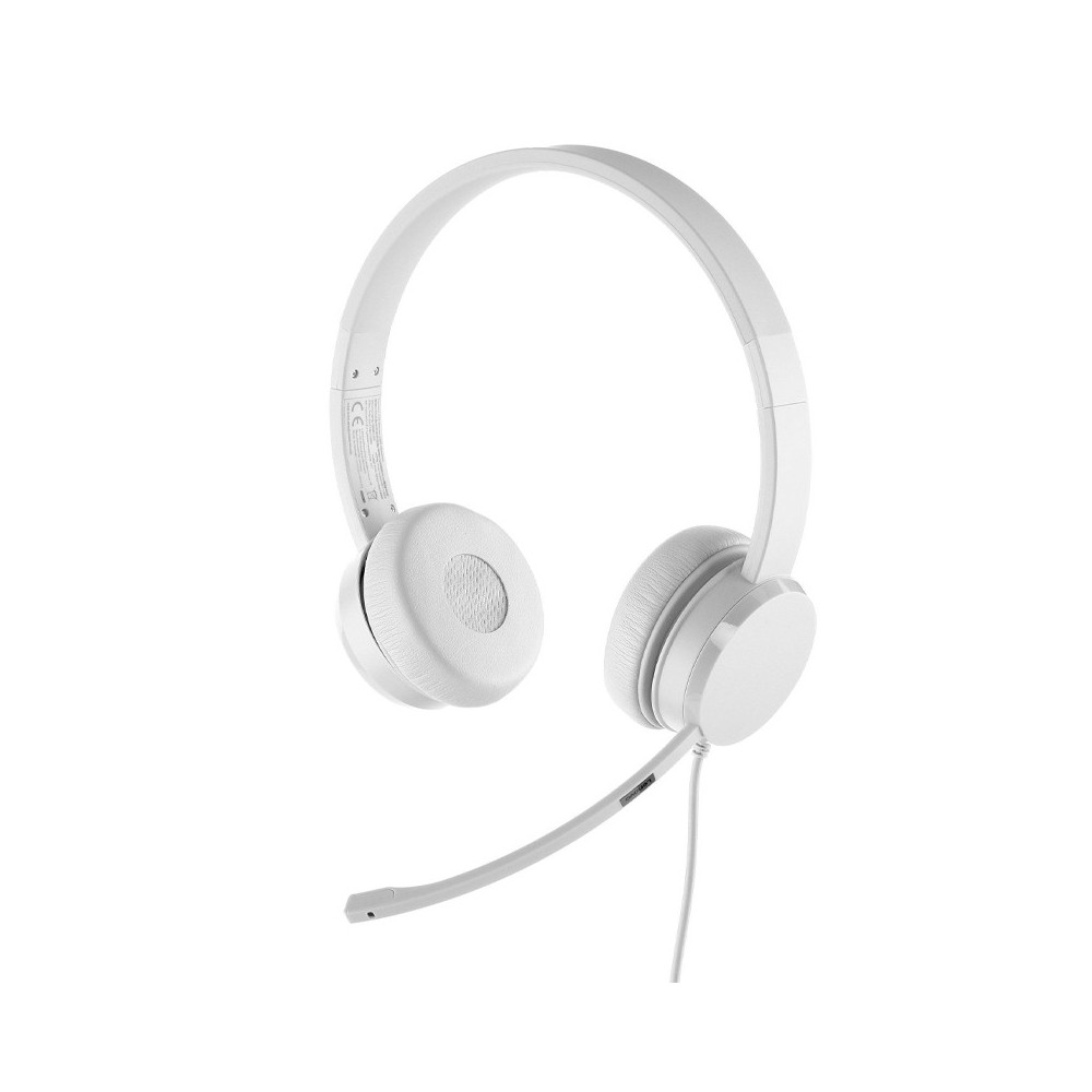 Auriculares Estereo con Microfono Lenovo 110, Interfaz USB Tipo-A, Color Cloud Grey (Gris)