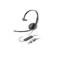 POLY BLACKWIRE - 3210 - HEADSET - WIRED - MONAURAL USB-C +USB-C/A ADAPTE Exclusivo Online