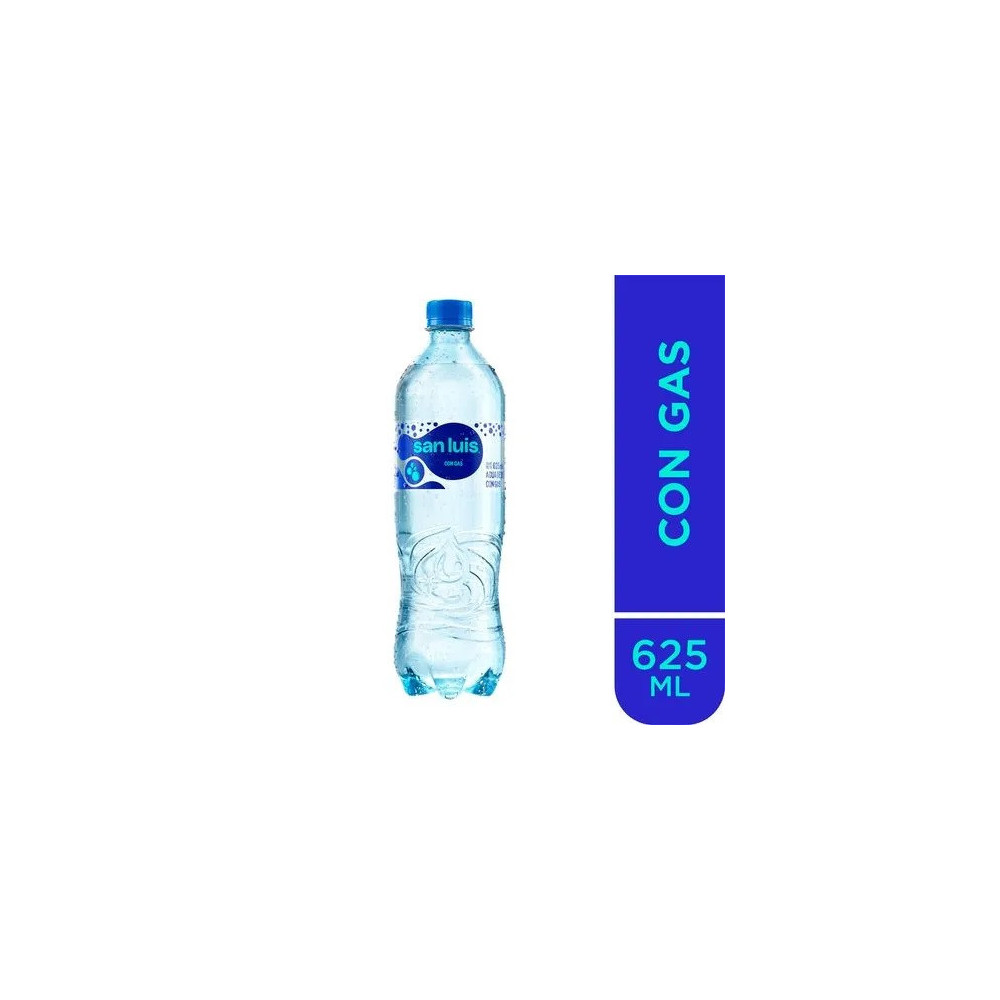 Agua de Mesa SAN LUIS Con gas Botella 625ml