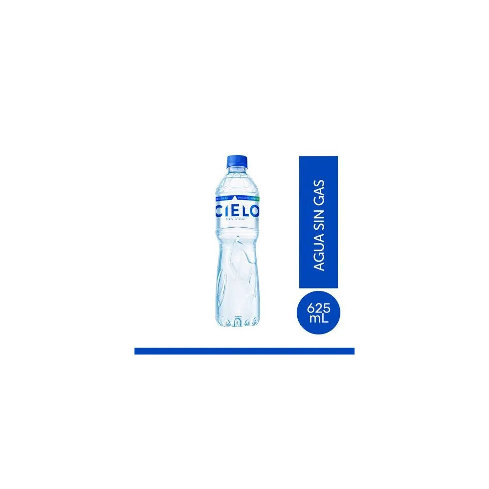 Agua de Mesa CIELO Sin gas Botella 625ml
