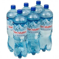 Agua Mineral SAN MATEO Con Gas Paquete 6 Botellas 1.5L c/u
