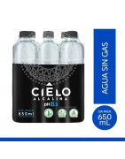 Agua sin Gas CIELO Alcalina Botella 650ml Paquete 6unidades
