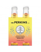 Agua Saborizada MR PERKINS Passion Fruit Botella 200ml Paquete 4unidades