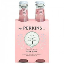 Agua Tónica MR PERKINS Pink Soda Botella 200ml Paquete 4un
