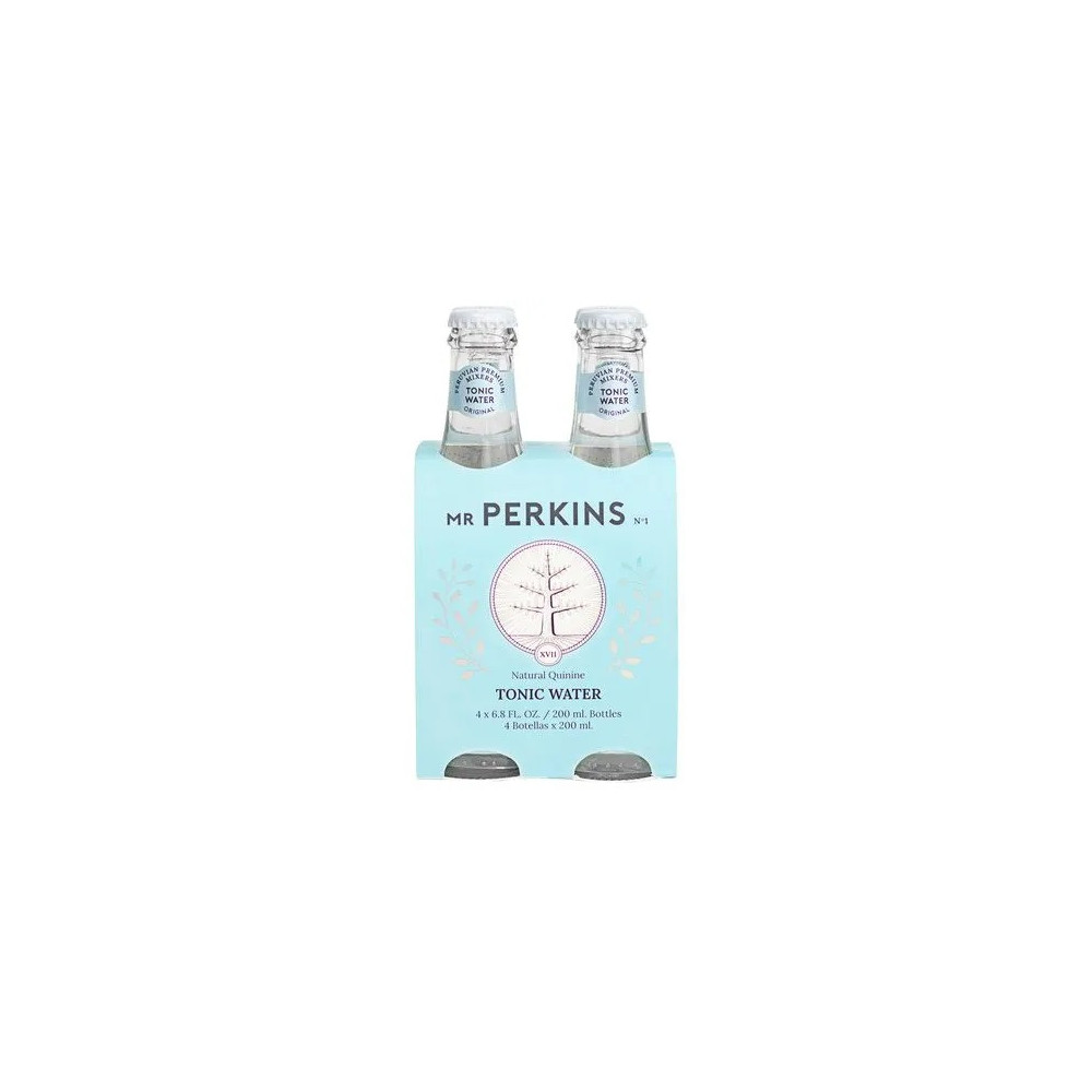 Agua Tónica MR PERKINS Botella 200ml Paquete 4un