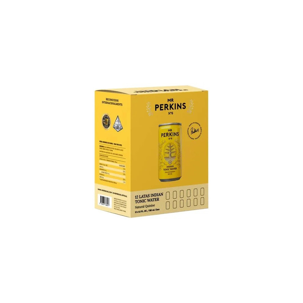 Agua Tónica MR PERKINS 12 Pack Lata 180ml