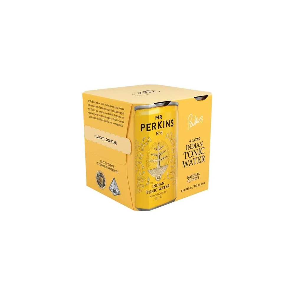 Agua Tónica MR PERKINS Indian Lata 180ml Paquete 4un