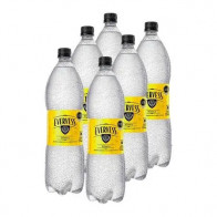 Agua Tónica EVERVESS Paquete 6 Botellas 1.5L c/u
