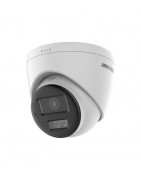 TURRET 2MP SMART HYBRID LIGHT IR 40M 2.8MM C/AUDIO 2 VIAS Y ALARMA - HK-DS2CE78D0T-LXTS