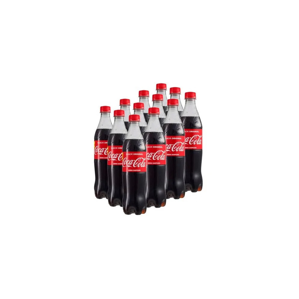 Gaseosa COCA COLA Paquete 12 Botellas 600ml c/u