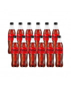 Gaseosa COCA COLA Zero Botella 600ml Paquete 12unidades