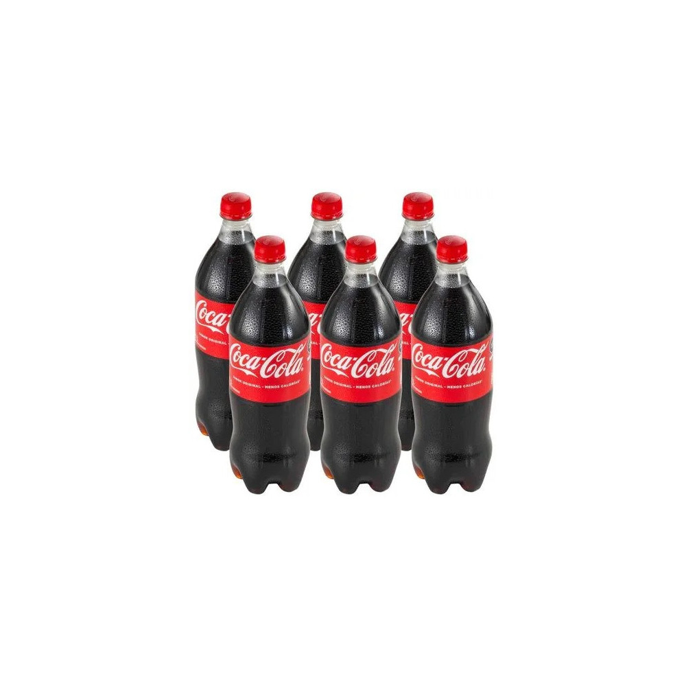 Gaseosa COCA COLA Paquete 6 Botellas 1L c/u