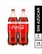 Gaseosa COCA COLA sin Azúcar 2Pack Botella 1.5L