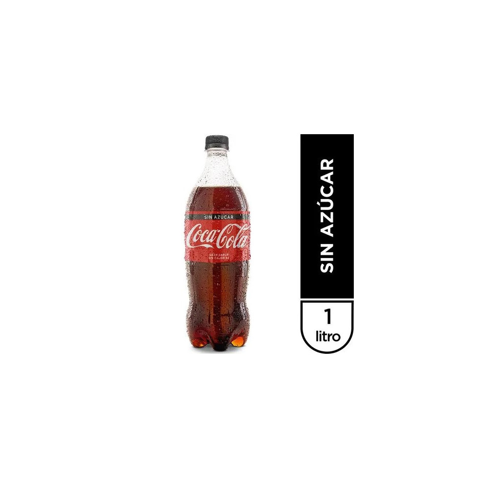 Gaseosa COCA COLA sin Azúcar Botella 1L