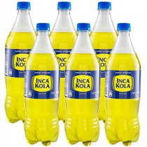 Gaseosa INCA KOLA Sabor Original Paquete 6 Botellas 1L c/u