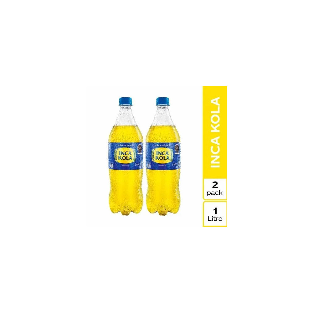 Pack Gaseosa INCA KOLA Botella 1L x 2unidades