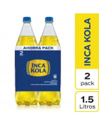 Gaseosa INCA KOLA Botella 1.5L Pack 2unidades