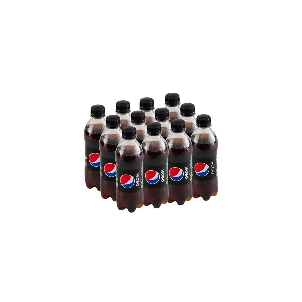 Gaseosa PEPSI Zero Black Paquete 15 Botellas 355ml c/u