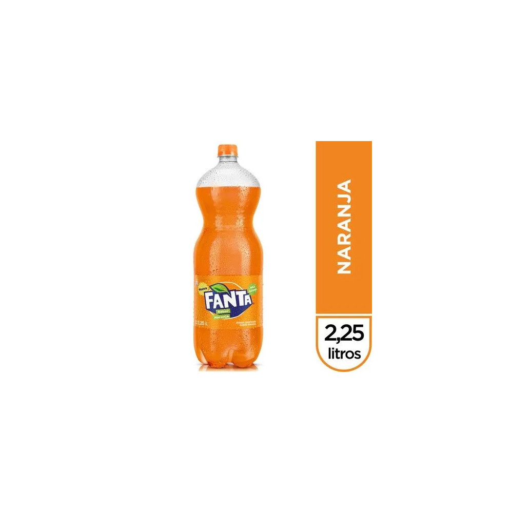 Gaseosa FANTA Naranja Botella 2.25L