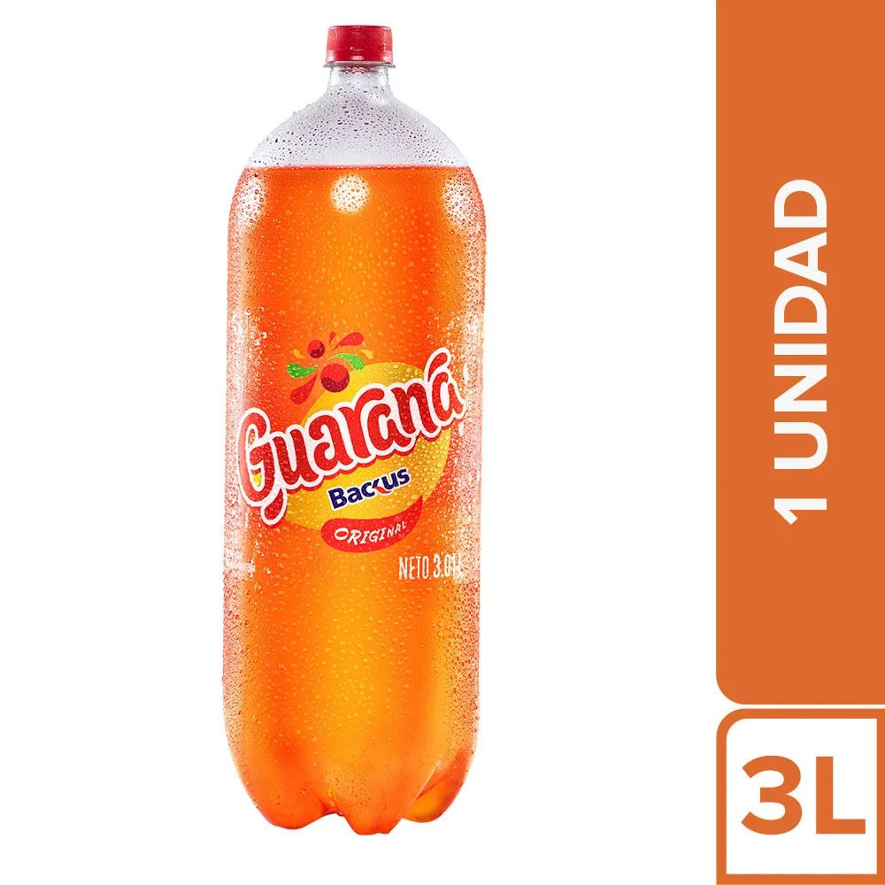 Gaseosa Guarana Botella 3 L