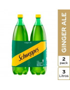 Gaseosa SCHWEPPES Ginger Ale Botella 1.5L Two Pack