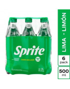 Gaseosa SPRITE Botella 500ml Paquete 6unidades