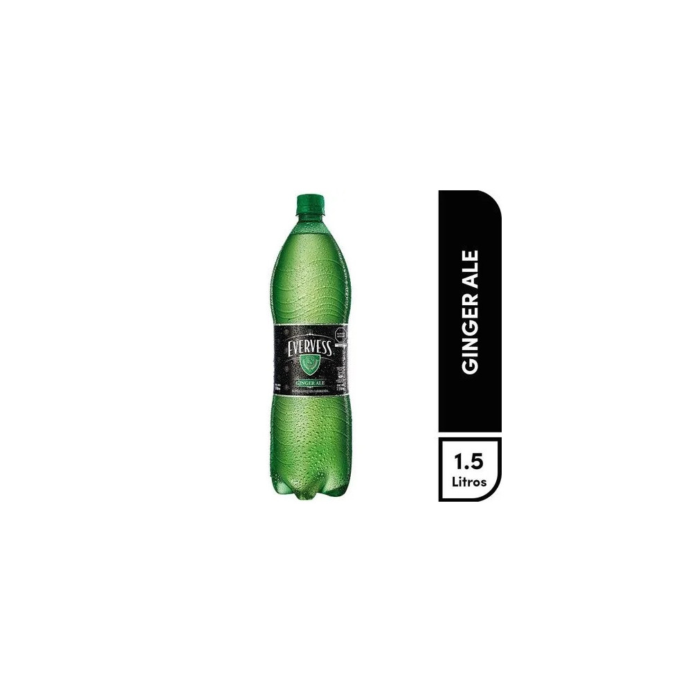 Gaseosa EVERVESS Ginger Ale Botella 1.5L